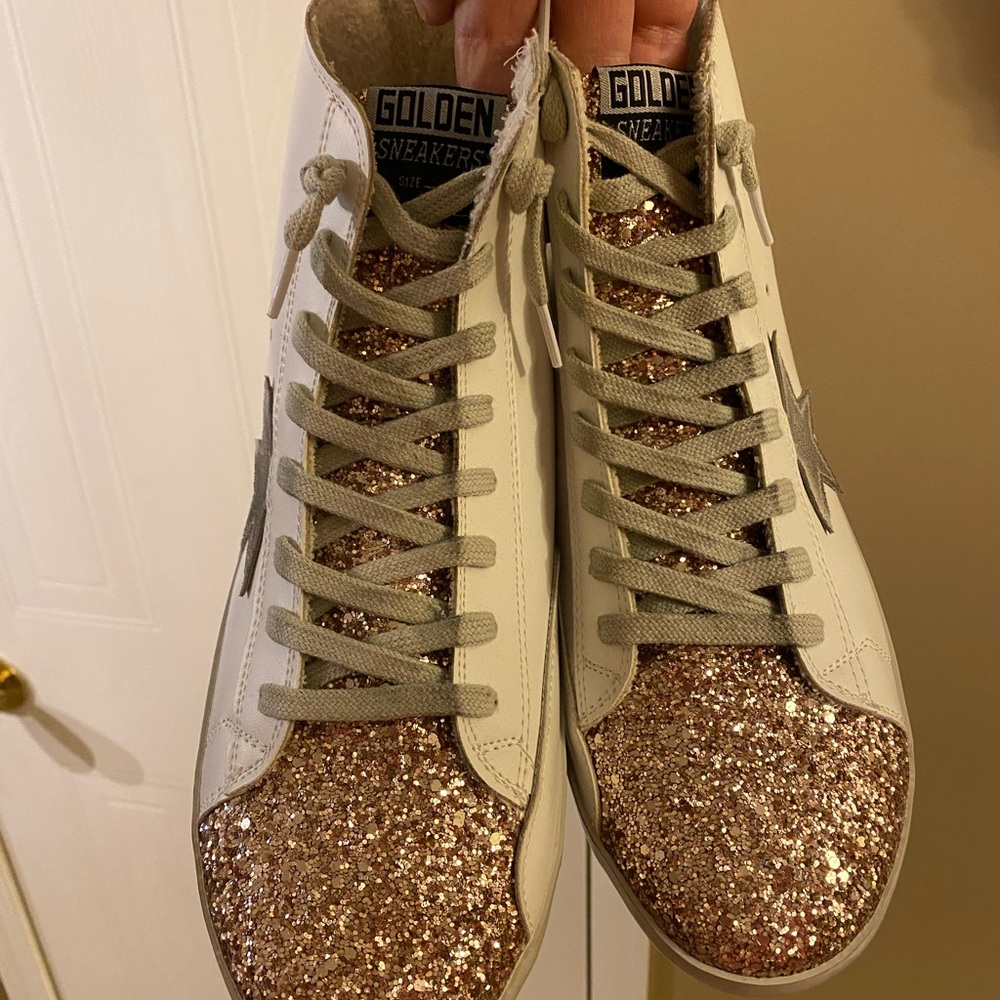 Golden goose dupe high top sneakers